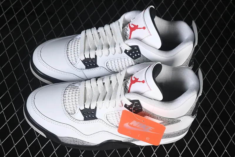 All categories Air Jordan Jordan series basketball shoes Air Jordan 4 LJR version Air Jordan 4 Retro "White Cement" AJ4 Joe 4 new white cement FV5029-100